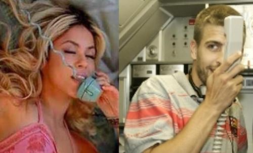 Shakira and Piqué sexy call