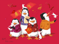The Penguins in Spring Festival - penguins-of-madagascar fan art