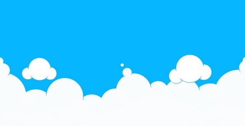  blue nube background