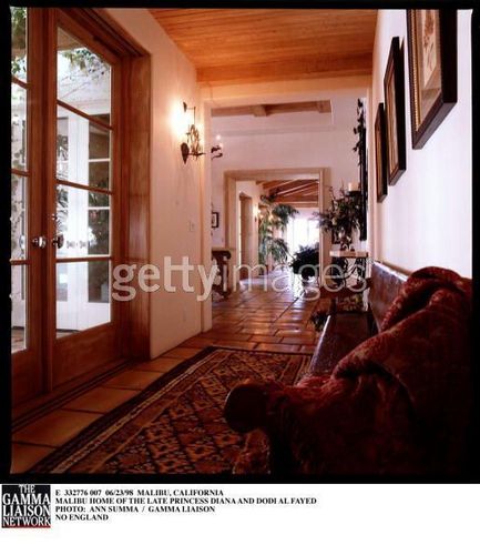 06/23/98 , California Malibu Home Of The Late Princess Diana And Dodi Al Fayed 