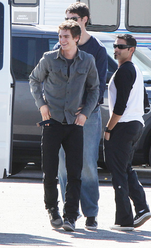  Andrew On Set In LA - February 9th 2011