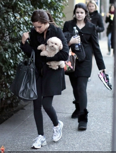  Ashley out in Vancouver with Maui