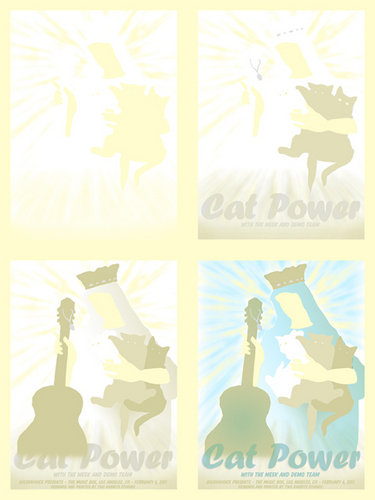 Cat Power Rock Poster