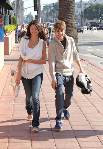  February 6 - With Justin Bieber In Santa Monica, 2011