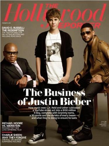  Justin Bieber Hollywood Reporter COVER