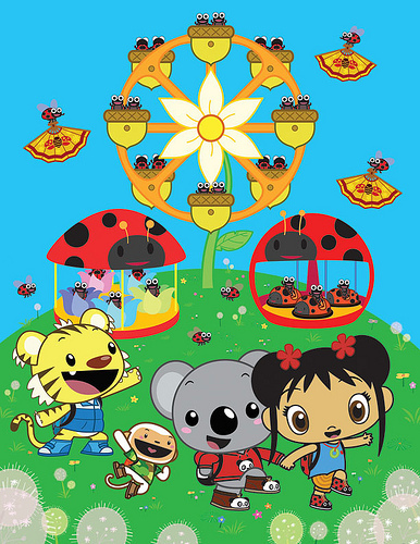  Kai-Lan and vrienden at the Ladybug Festival