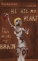 Lady Gaga ate my Heart! (Monster) - lady-gaga fan art