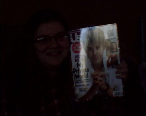  My copy of US MAGAZINE with Justin<3