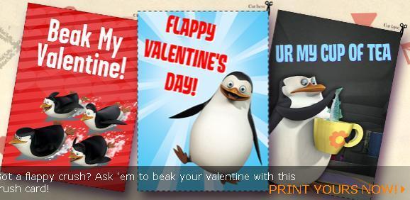 Penguin Valentines! (Hidden Skilene?) Penguins of