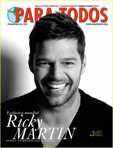  Ricky Martin Covers 'Para Todos' February/March 2011