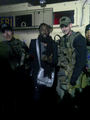 Will.i.am chilling with his security  - black-eyed-peas photo