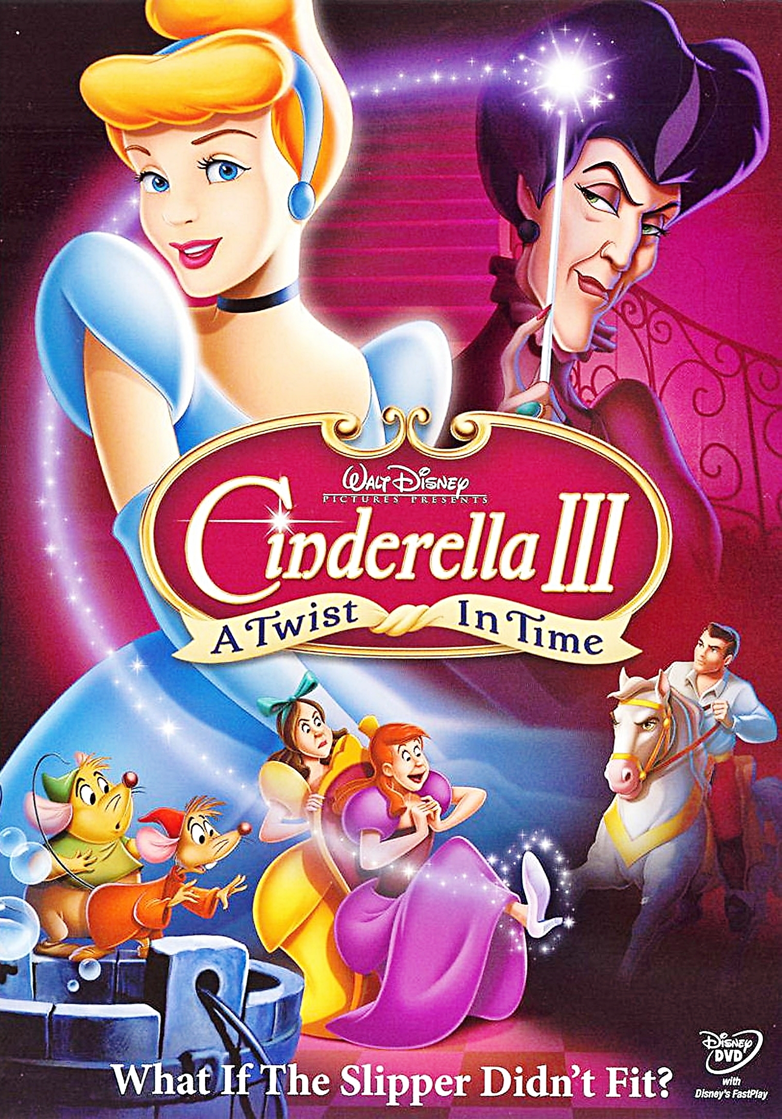 Cinderella 3   A Twist in Time DVD Cover   Walt Disney ...