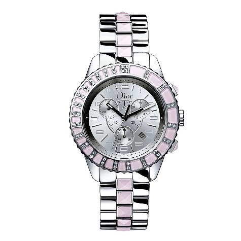 Dior light pink watch for womens