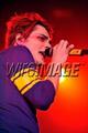 Gerard Way of My Chemical Romance performs at Wembley Arena on February 12, 2011 in London,... - my-chemical-romance photo