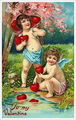 Happy Valentines day of times past - vintage photo