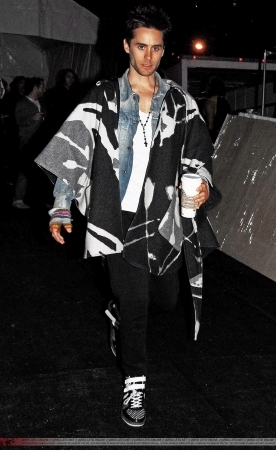  Jared Arriving At G-Star Raw - Fall 2011 Fashion 显示 - NY - February 12th 2011