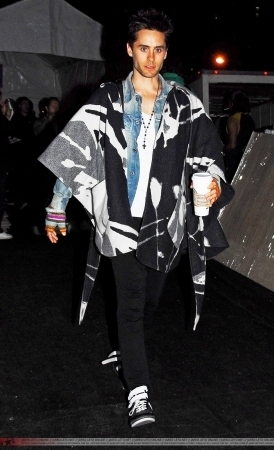  Jared Arriving At G-Star Raw - Fall 2011 Fashion 显示 - NY - February 12th 2011