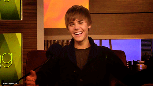  Justin's cute smile :D