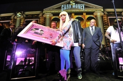 Nicki at Cash Money Records Annual Pre-Grammy Party - February 12th 2011