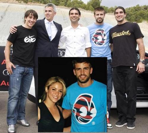  Piqué and Shakira in 2009