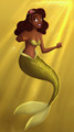 Tiana Mermaid - disney-princess fan art