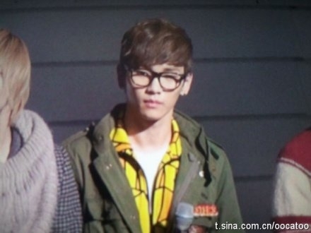 with glasses ^^ how cute !