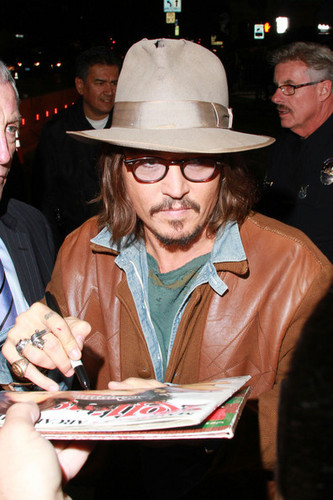 'Rango' Los Angeles Premiere - Johnny Depp 14 Feb 2011