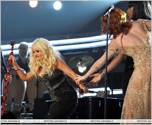 Christina Performs @ 2011 GRAMMY Awards