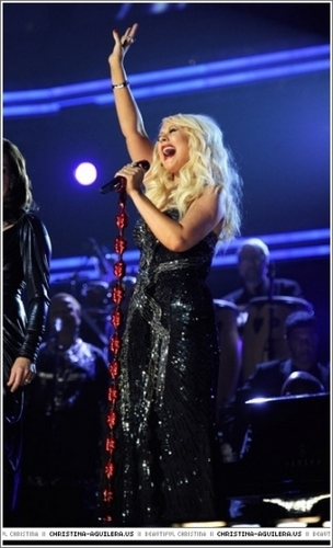  Christina Performs @ 2011 GRAMMY Awards