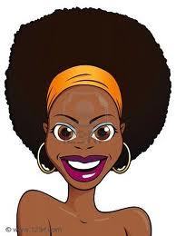 Cute Afro Lady