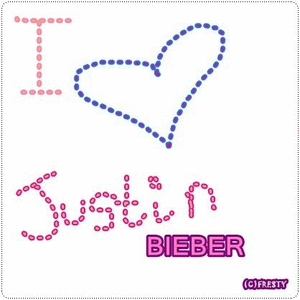  I <3 Justin Bieber : D!