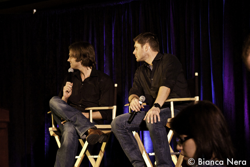  Jared,Jensen and Misha at LACon - 2011