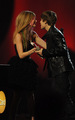 Justin with Avril at Brits Award 2011 - justin-bieber photo