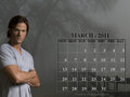 March 2011 - Sam (calendar) - supernatural wallpaper