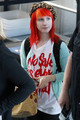 Paramore arrive at LAX for their flight to NYC - paramore photo