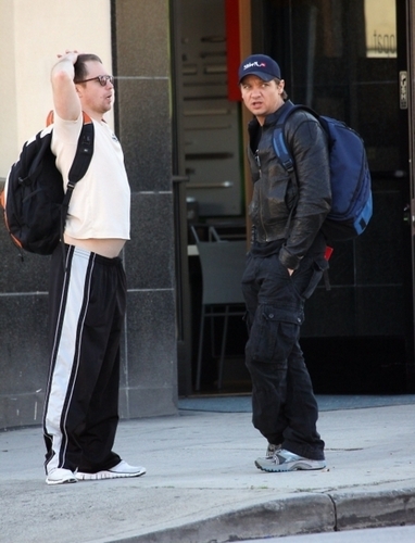 Sam Rockwell and Jeremy Renner