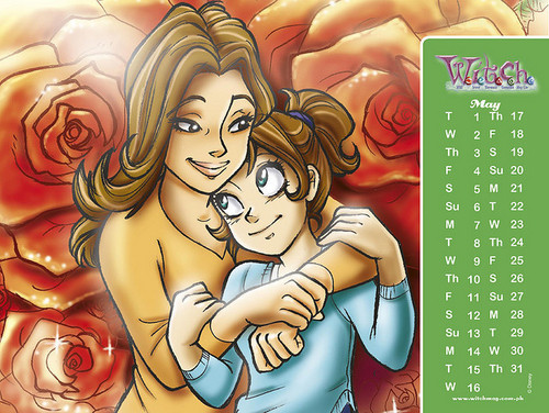  W.I.T.C.H irma and her motherCalender