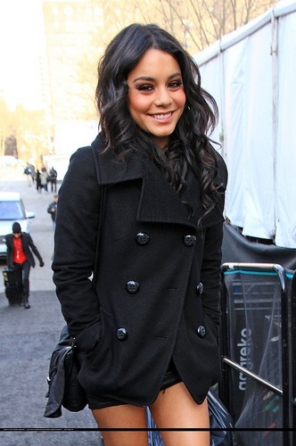 Arriving at the Yigal Azrouel Fashion Show in NYC-February 16,2011