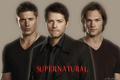 Dean, Sam and Castiel - supernatural fan art