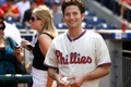 Jackson Rathbone throws out a pitch at a Phillies game - twilight-series photo