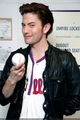 Jackson Rathbone throws out a pitch at a Phillies game - twilight-series photo