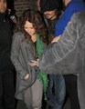 Johnny Depp and Vanessa Paradis leaving Town Hall after her concert in NY - 16 Feb 2011 - johnny-depp photo
