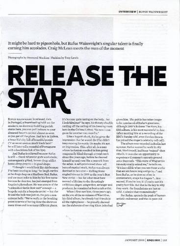  Rufus Wainwright Esquire interview [Jan 2008]