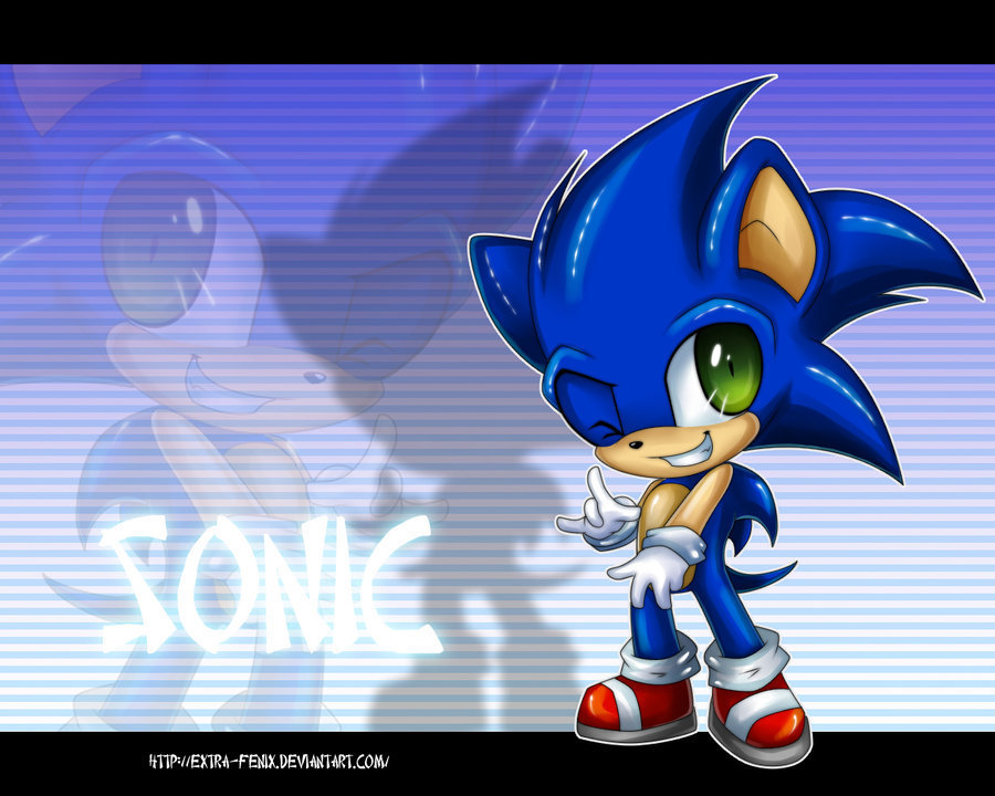 Sonic the Hedgehog Photo: Supah Cute Chibi Sonic! 