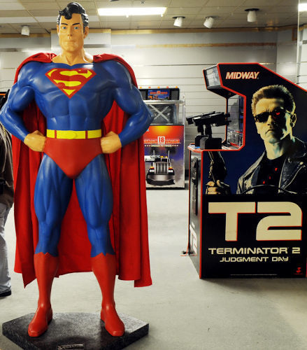 Superman Statue that was once at Neverland