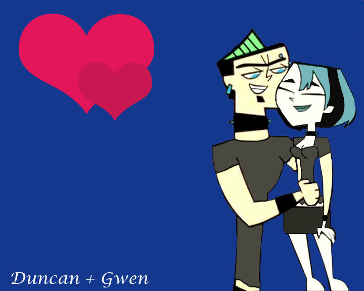 Total Drama Island Fan Art: Duncan + Gwen.
