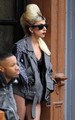 GaGa on the streets of NYC with HBO (Feb. 21st) - lady-gaga photo