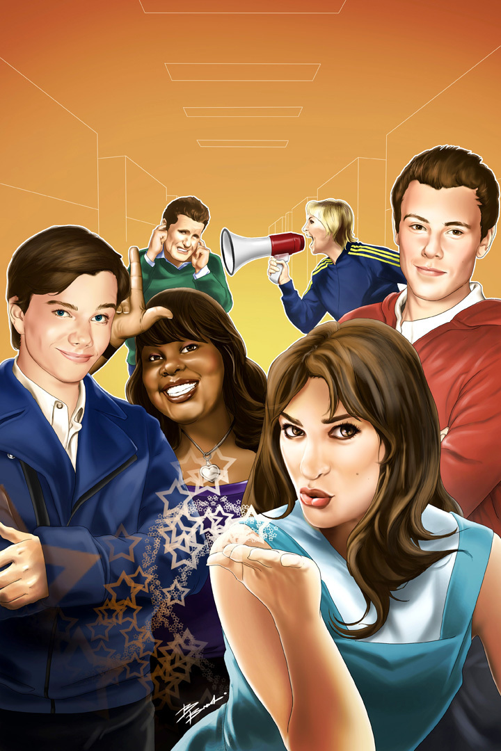 Glee Fan Art: Glee Cast.