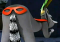 penguins-of-madagascar - Julien, Your Mask is Sorta on the Wrong Way... screencap