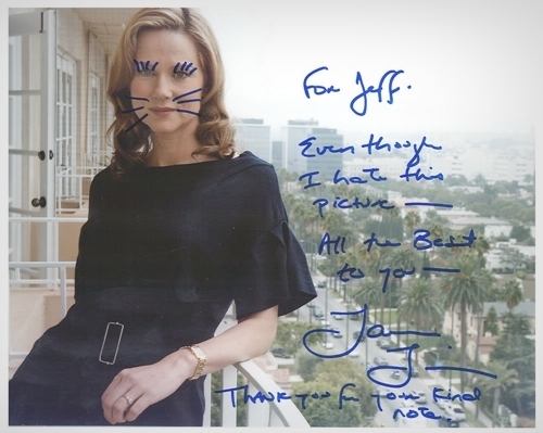  Laura Linney's autograph